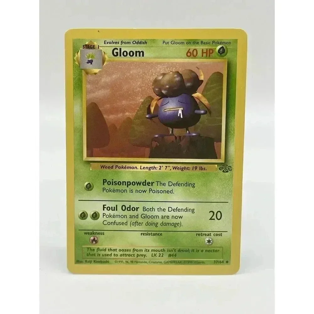 Gloom Jungle‎ 37/64 Regular Unlimited Uncommon Vintage 1999 Non Holo Pokemon NM